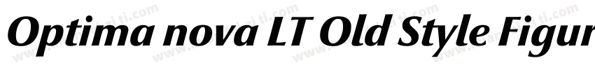 Optima nova LT Old Style Figure Med字体转换